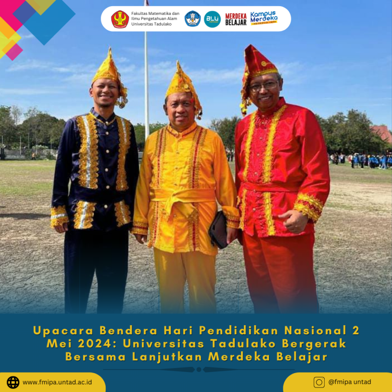 Upacara Bendera Hari Pendidikan Nasional 2 Mei 2024: Universitas Tadulako Bergerak Bersama Lanjutkan Merdeka Belajar
