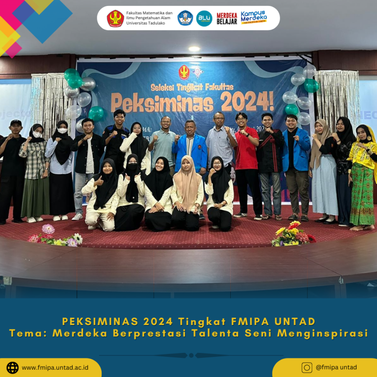 PEKSIMINAS 2024 Diselenggarakan Oleh FMIPA UNTAD