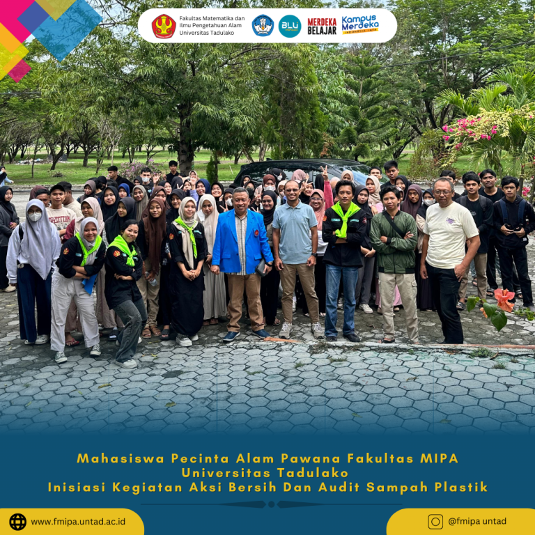 Mahasiswa Pecinta Alam Pawana Fakultas MIPA Universitas Tadulako Inisiasi Kegiatan Aksi Bersih Dan Audit Sampah Plastik