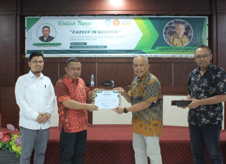 Kuliah Tamu Bersama the GeNose Inventor (Prof. Kuwat Triyana): “Career In Science”