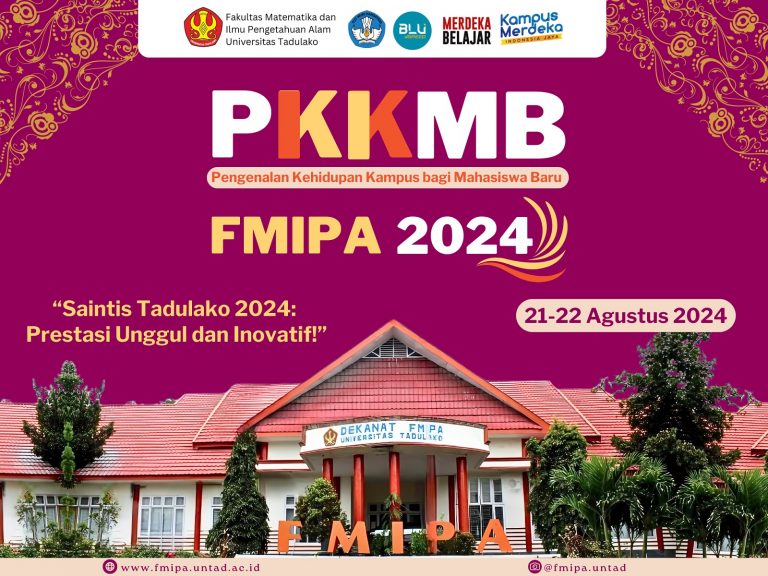 Selamat Datang Mahasiswa Baru FMIPA UNTAD 2024